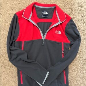 The North Face Men's Performance Jacket in Red and Gray